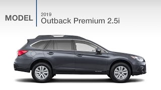 2019 Subaru Outback Premium 25i  Model Review [upl. by Mendelsohn]