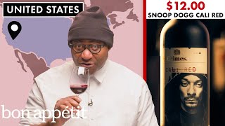 Sommelier Tries 20 Red Wines Under 15  World of Wine  Bon Appétit [upl. by Jamima333]