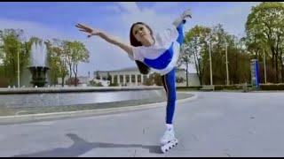 Kamila Valieva on roller skates [upl. by Eentihw]