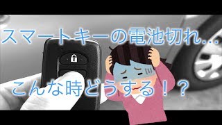 電池が切れた時のスマートキー。使い方お教えします。 [upl. by Lebiram673]