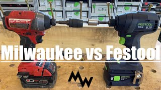 MWShopTalk  Festool TID18 vs Milwaukee M18FID [upl. by Cooke619]