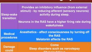 RAS and Thalamus role in Consciousness [upl. by Sharma]