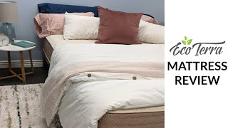 Eco Terra Mattress Review  Natural Latex Hybrid Mattress [upl. by Clarine908]