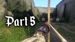 Kingdom Come Deliverance Gameplay Walkthrough Part 5  COMBAT amp ARCHERY TRAINING Full Game [upl. by Alroi132]