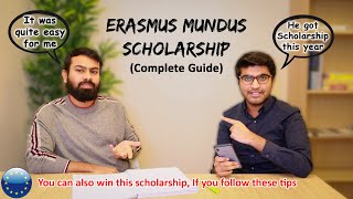 ERASMUS MUNDUS SCHOLARSHIP Complete Guide How to apply Eligibility Benefits and More  ENG SUBS [upl. by Anailuig]