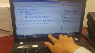 How to Enter BIOS Change Boot order and secure boot Lenovo Thinkpad E560 [upl. by Caspar770]