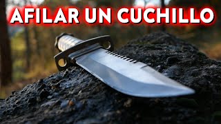 Cómo Afilar Un Cuchillo Al Extremo 🗡️ 3 Metodos Fáciles y Rápidos ✨ [upl. by Artimid]