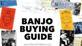 Banjo 101 Buyers Guide [upl. by Ofella]