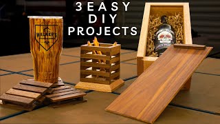 3 Easy To Make Woodworking Projects That Sell  DIY Gifts [upl. by Lynett331]