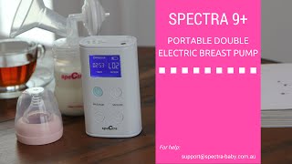 Spectra 9 Plus Double Portable Electric Breast Pump [upl. by Kyla]