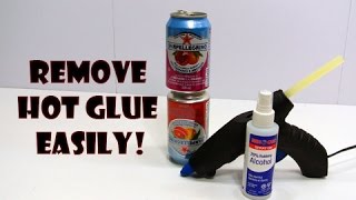 How to Remove Hot Glue Easily  Life Hack [upl. by Aihsekyw]