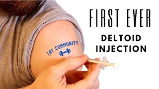 First Ever Deltoid Injection Testosterone Replacement Therapy [upl. by Asilehc]