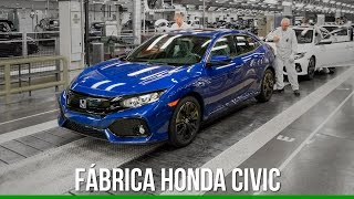 Fábrica da Honda  Produção do Novo Civic 2017 [upl. by Elboa]