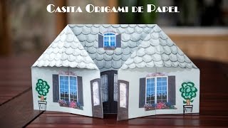 Casita Origami de Papel Facilísima Para Jugar [upl. by Pippy]