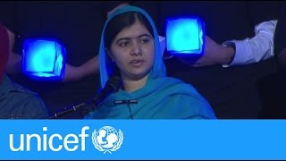 Malala addresses UN General Assembly  UNICEF [upl. by Esyned257]