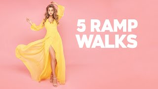 5 Ways To Do A Ramp Walk  Tutorial For Beginning Models [upl. by Ellirpa]