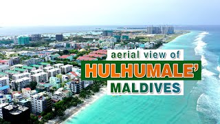 Aerial view of Hulhumale Beach  Maldives 2020 [upl. by Hennie]