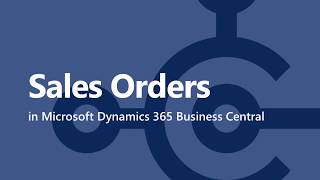 Business Central  Sales Orders [upl. by Stricklan449]