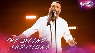 Blind Audition Colin Lillie sings Father and Son  The Voice Australia 2018 [upl. by Rilda]