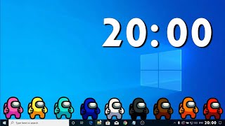 Among Us  20 minutes timer  Animation [upl. by Eimmas]