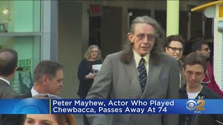 Chewbacca Actor Peter Mayhew Dies At 74 [upl. by Gunther]