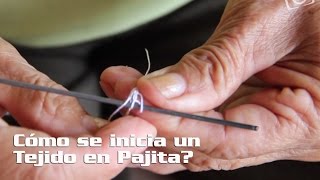 Cómo se inicia un Tejido en Pajita [upl. by Levitt206]