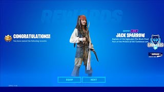 Fortnite Jack Sparrow Skin [upl. by Einrae]