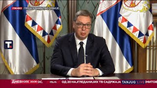 Obraćanje predsednika Srbije Aleksandra Vučića [upl. by Mairym]