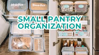 Small Pantry Organization Before amp After  Dollar Tree amp Ikea  The DIY Mommy [upl. by Uhp]