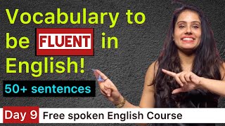 50 Most Useful English sentences for daily use  Free Spoken English Course  Day 9 [upl. by Nacnud]