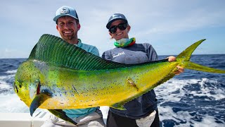 Deep Sea Fishing in Miami Dolphin Wahoo Amberjacks and Tripletail [upl. by Nileuqaj823]