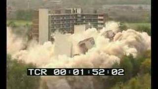 Demolition of Kersal Flats [upl. by Kcirnek]