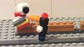 Wallace and Gromit train chase  Lego stop motion [upl. by Bristow]