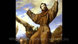 Prayer Of St Francis song with lyrics [upl. by Isyed80]