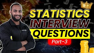 Part 3  Statistics Interview Quetsions  iNeuron [upl. by Evadne]