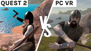 Blade and Sorcery Graphics Comparison  Quest 2 vs PC VR [upl. by Piselli]