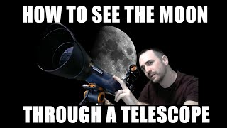 How To See The Moon with a Telescope  Astronomy Challenge 26 [upl. by Nosoj]