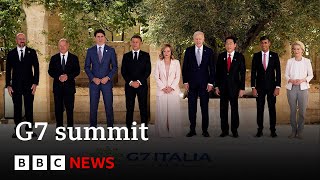 Gaza Ukraine and AI on G7 summit agenda  BBC News [upl. by Dola]