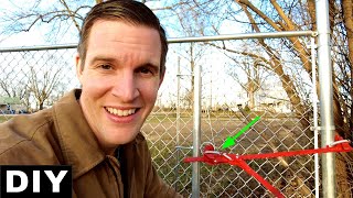 How to stretch a chain link fence  23 ESSENTIAL tips  helpful advice [upl. by Nahsad770]