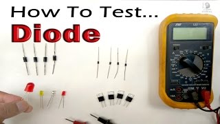 How to test diode using digital multimeter  Multimeter tutorial [upl. by Adnohser598]