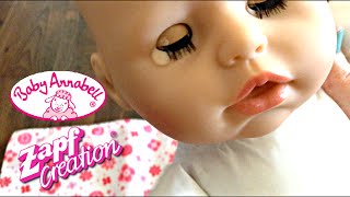 Zapf Creations Baby Annabell Doll Details Feeding Crying and Answers to Questions [upl. by Nylsaj]