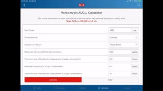 Therapeutic Vancomycin Monitoring Using AUC [upl. by Enalda]