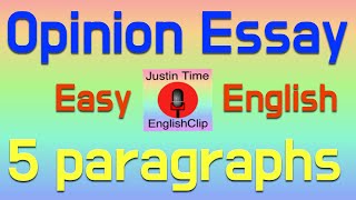 Opinion Essay from Paragraph OREO  ESL Writing Easy Steps [upl. by Sinclare]