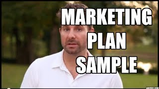 Marketing Plan Sample  5 Simple Steps to Market Any Business [upl. by Eiffub]