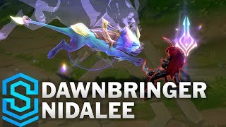 Dawnbringer Nidalee Skin Spotlight  League of Legends [upl. by Anibla]