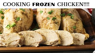 How to Cook Frozen Chicken in the Oven [upl. by Drislane86]