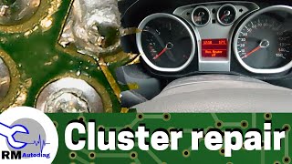 Ford Focus mk2 instument cluster strip and repair U1900 [upl. by Lallage]