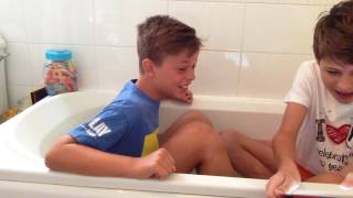 ICE BATH CHALLENGE 1 With questions [upl. by Peterec]