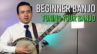 Beginner Banjo  How To Tune Your Banjo [upl. by Nicola904]