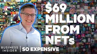 Beeple Explains The Absurdity Of NFTs  So Expensive [upl. by Hett]